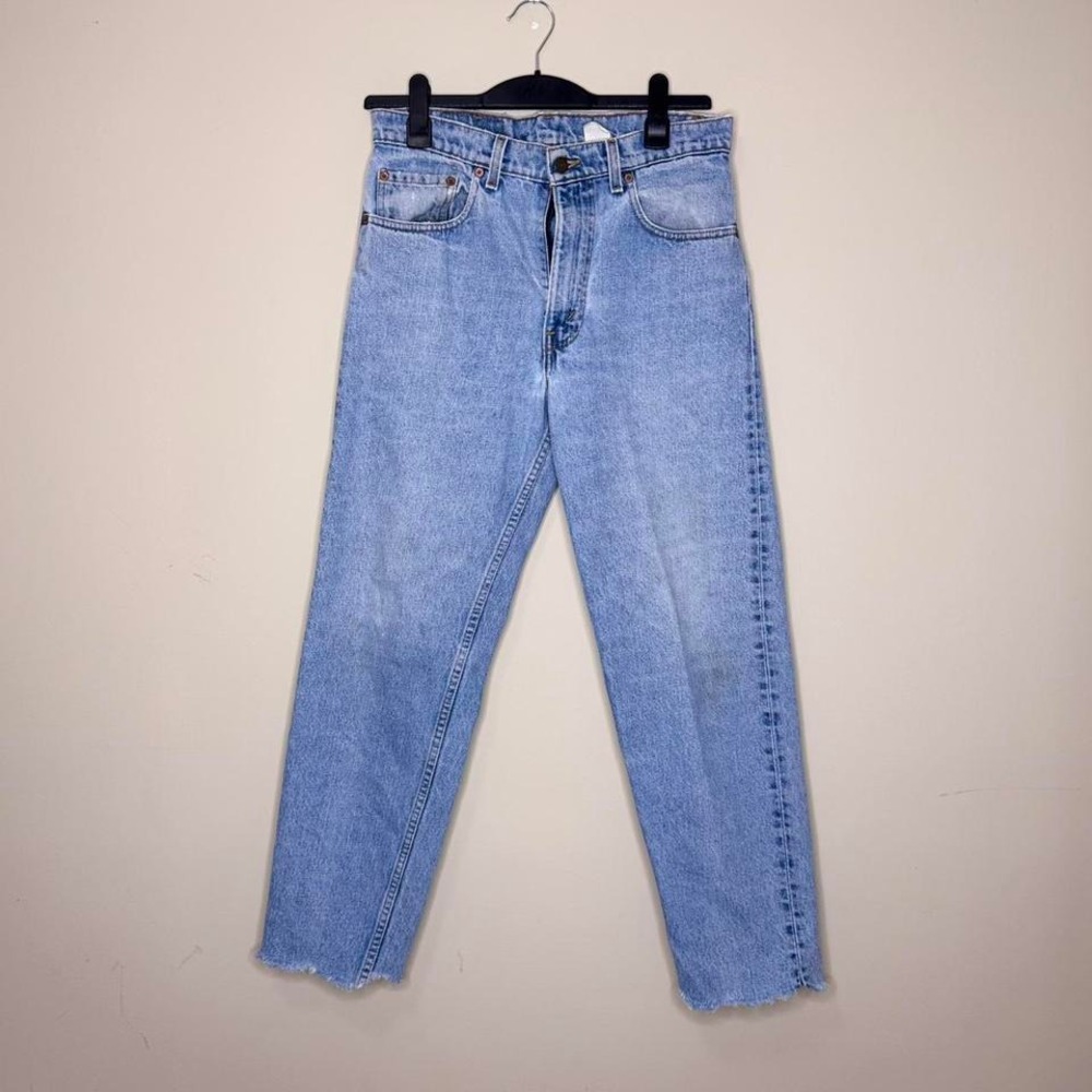 Vintage Levi's light Blue Denim taper relax fit size 32x30